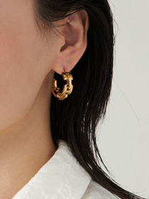 A CHAIN RING EARRINGS 詳細画像