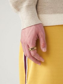 TEXTURED CHAIN RING 詳細画像