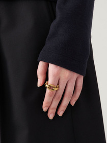 TEXTURED CHAIN RING 詳細画像