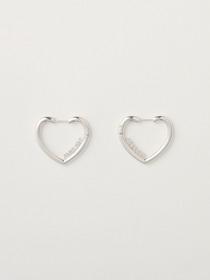 MINI HEART HOOP EARRINGS 詳細画像