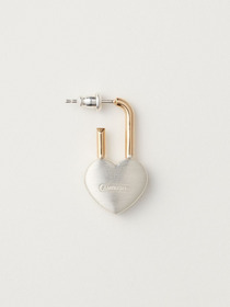 SMALL HEART PADLOCK EARRING 詳細画像