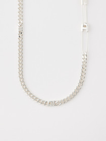 SAFETY PIN MIX CHAIN NECKLACE 詳細画像