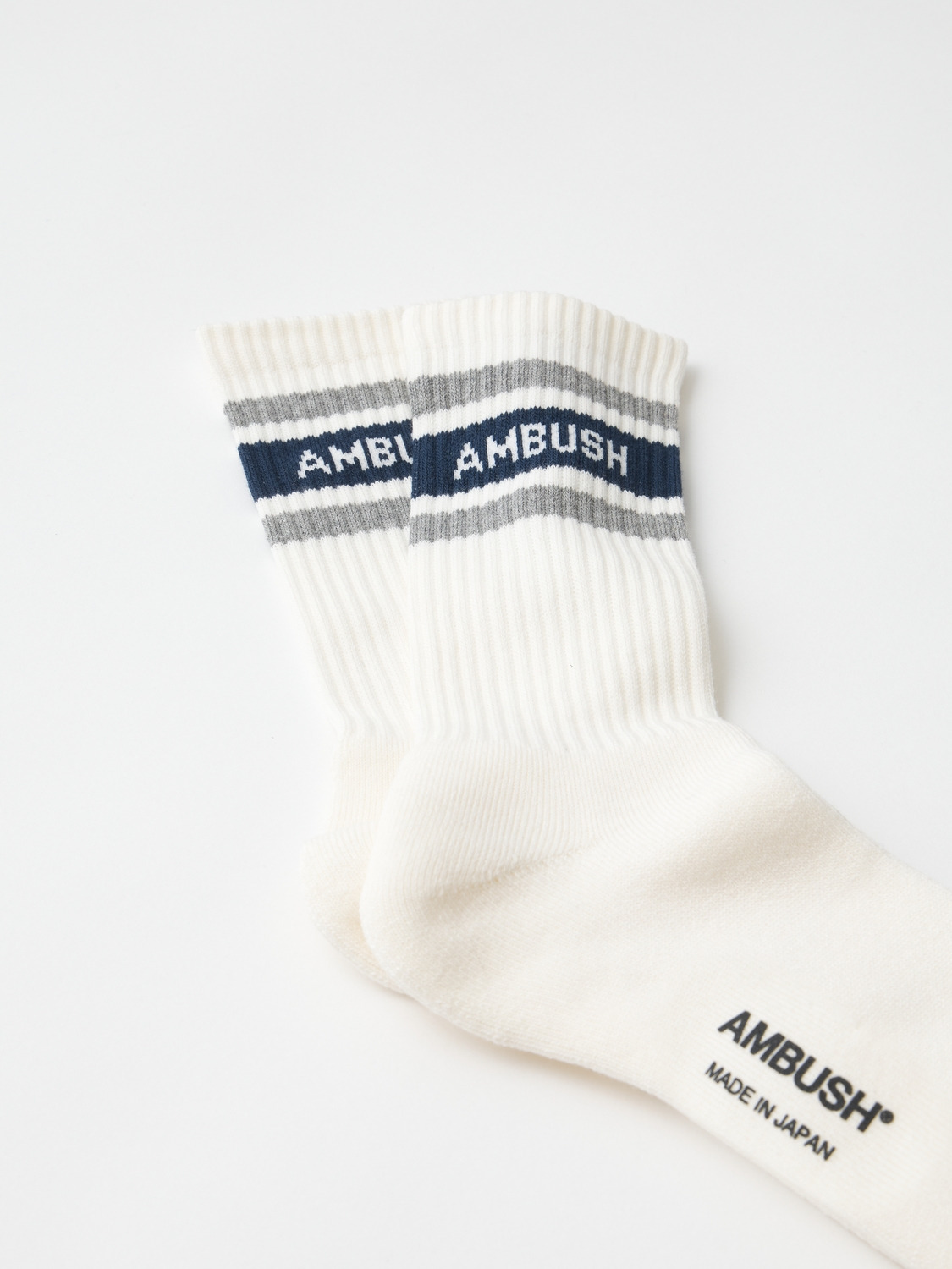 SPORT LOGO SOCKS 詳細画像 White&times;blue 3