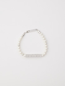 PEARL LETTER BLOCK BRACELET 詳細画像