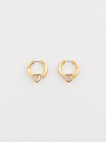 HEART CLOSURE EARRINGS 詳細画像