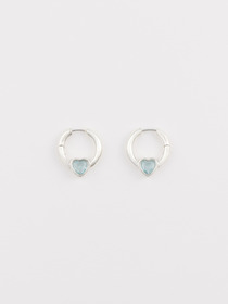 HEART CLOSURE EARRINGS 詳細画像