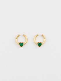 HEART CLOSURE EARRINGS 詳細画像