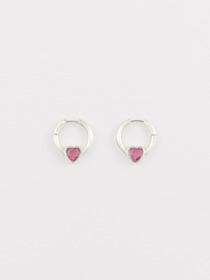 HEART CLOSURE EARRINGS 詳細画像