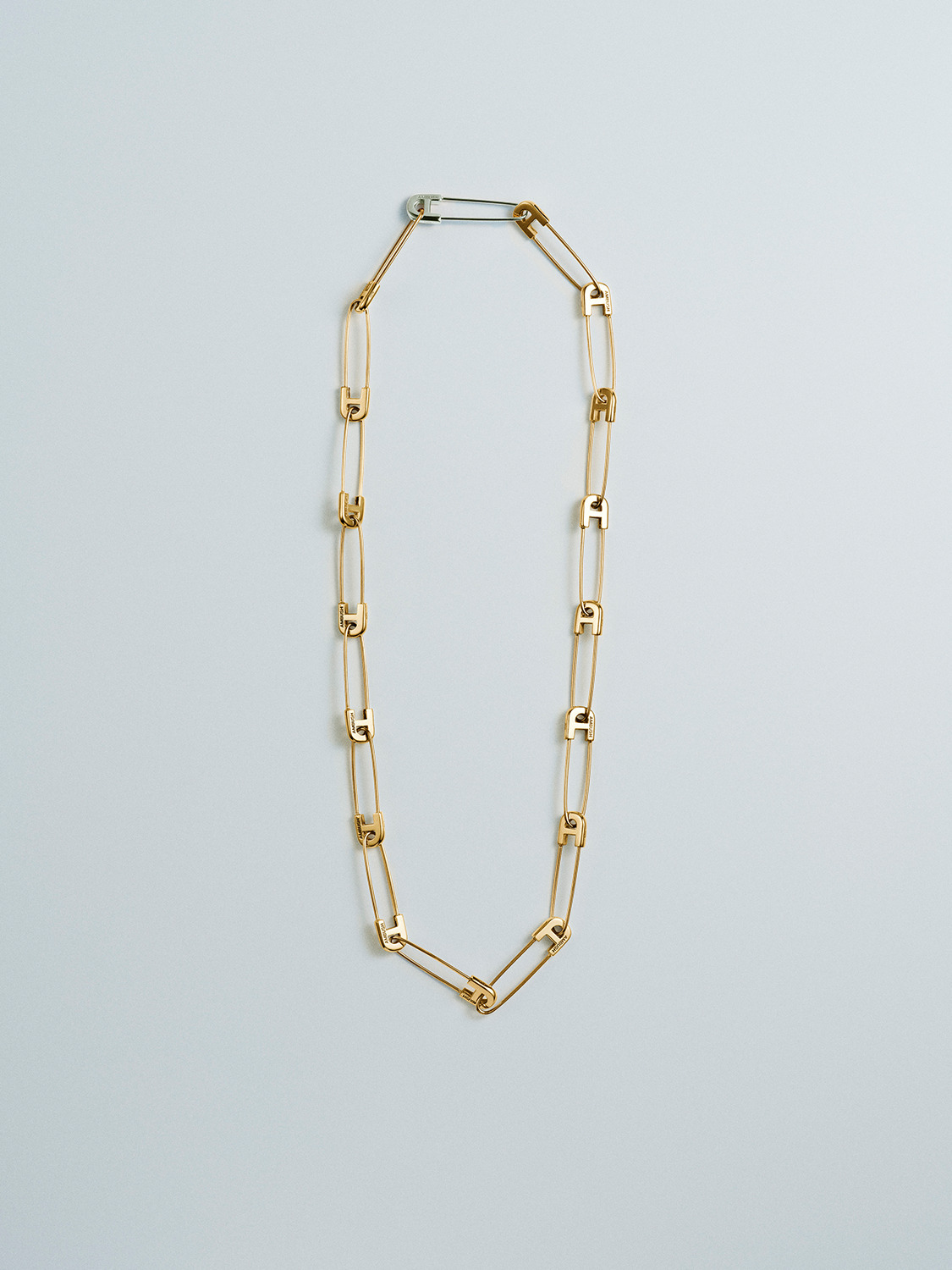 SMALL SAFETY PIN NECKLACE 詳細画像 Gold 2