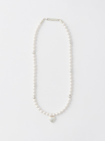 HEART CHARM PEARL NECKLACE 詳細画像