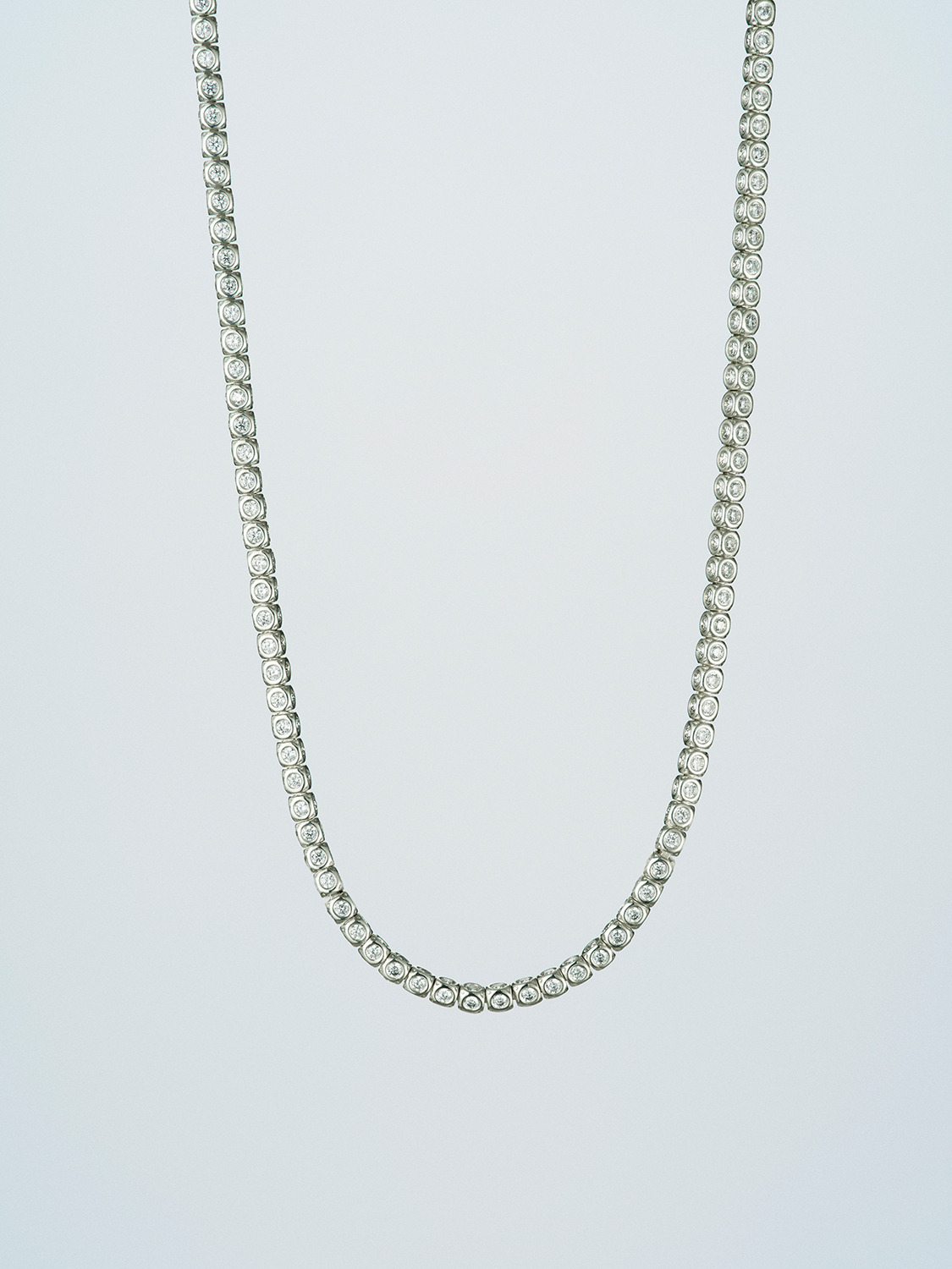 3D TENNIS NECKLACE 詳細画像 Gold 1