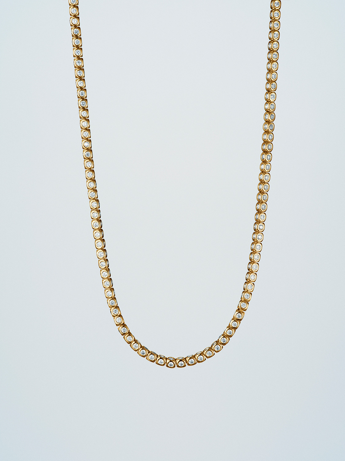 3D TENNIS NECKLACE 詳細画像 Gold 1
