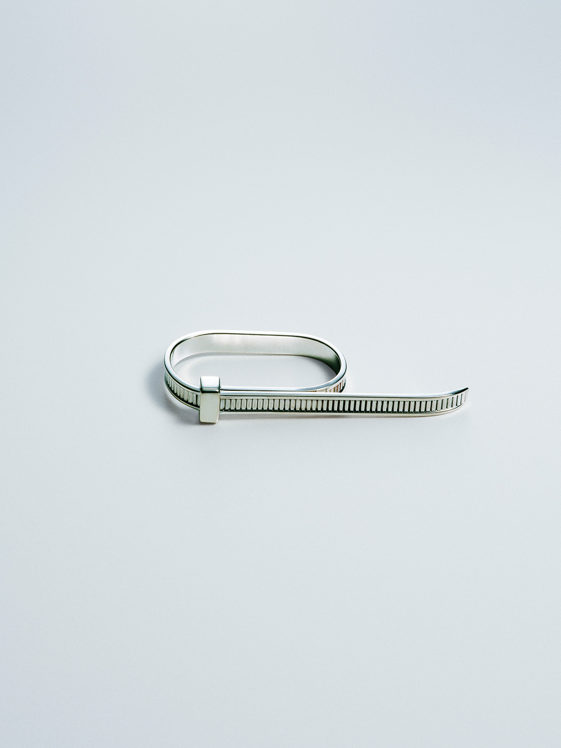 ZIP TIE 2-FINGER RING 詳細画像 Gold 1