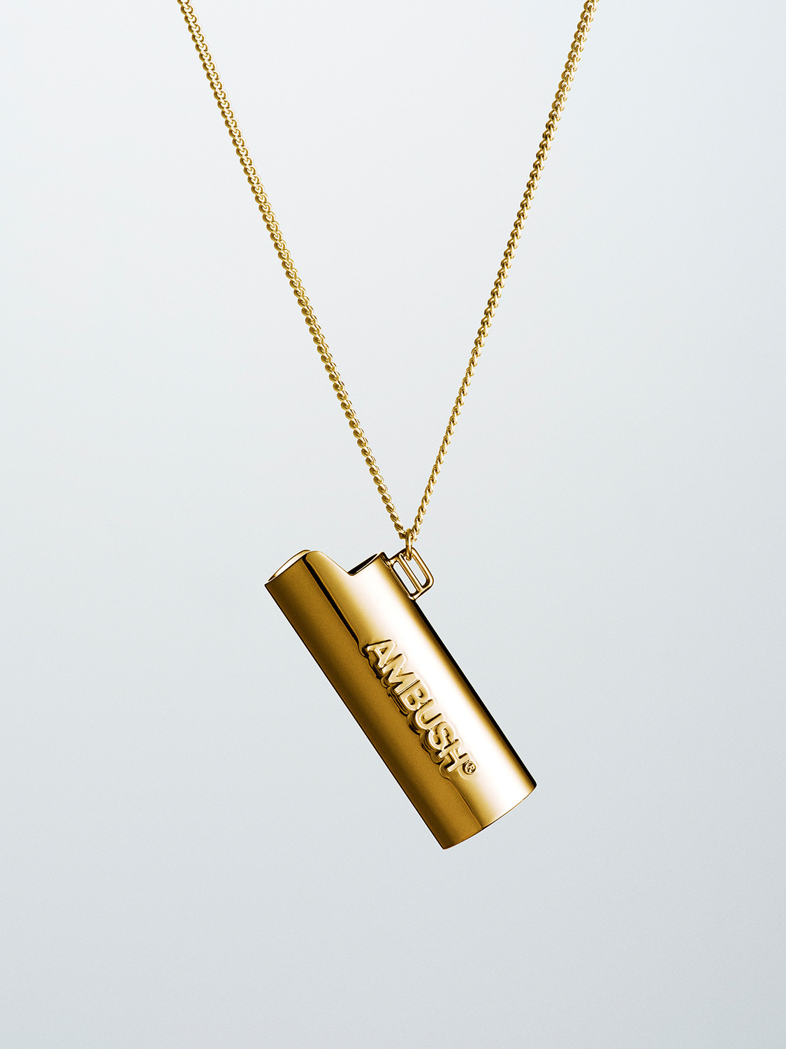 LOGO LIGHTER CASE NECKLACE 詳細画像 Gold 1