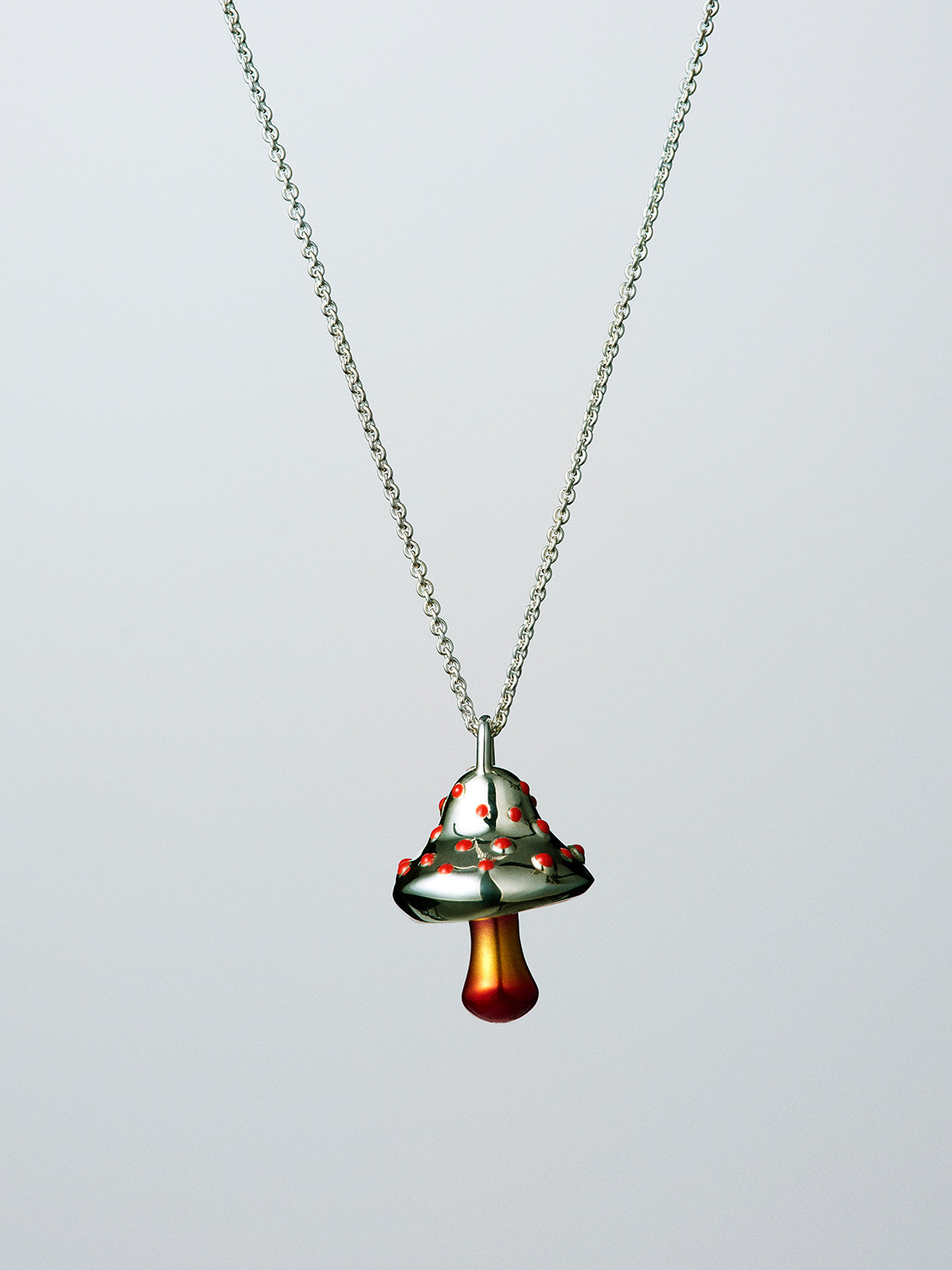 COLOR MUSHROOM CHARM NECKLACE 詳細画像 Gold 1