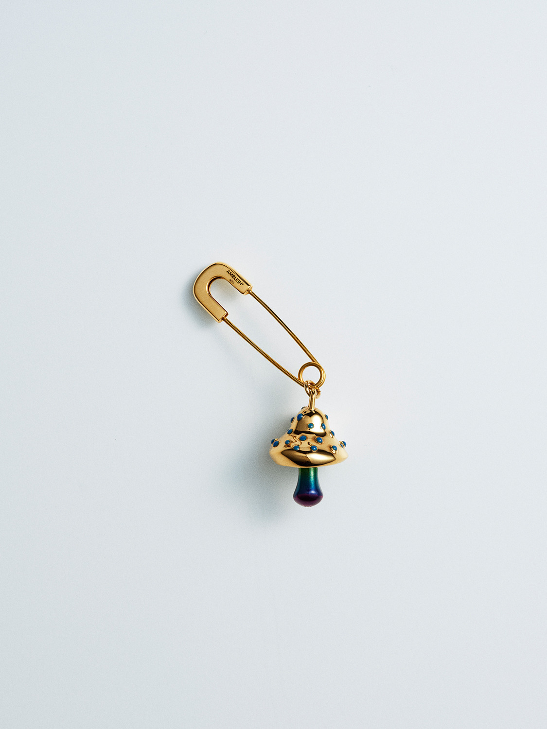COLOR MUSHROOM CHARM EARRING 詳細画像 Gold 1