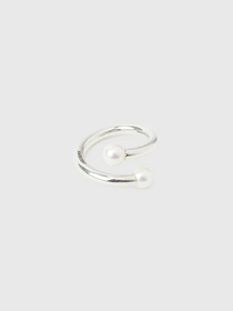 SMALL PEARL BARBELL RING 詳細画像