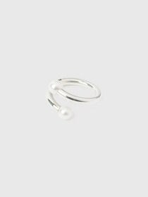 SMALL PEARL BARBELL RING 詳細画像