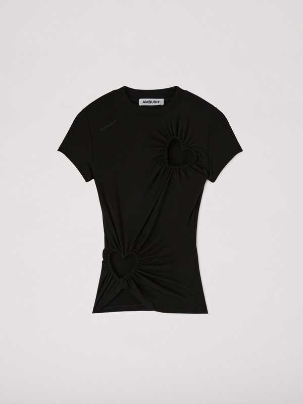 CUT OUT HEARTS T-SHIRT