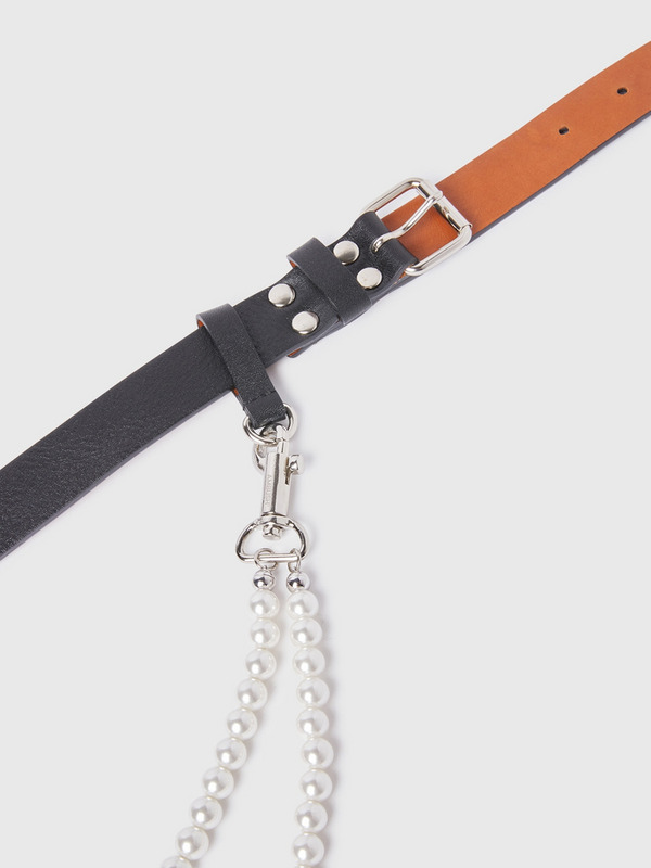 MIXED BELT WITH PEARL