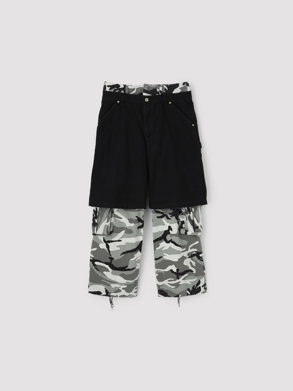 CANVAS LAYERED PANTS
