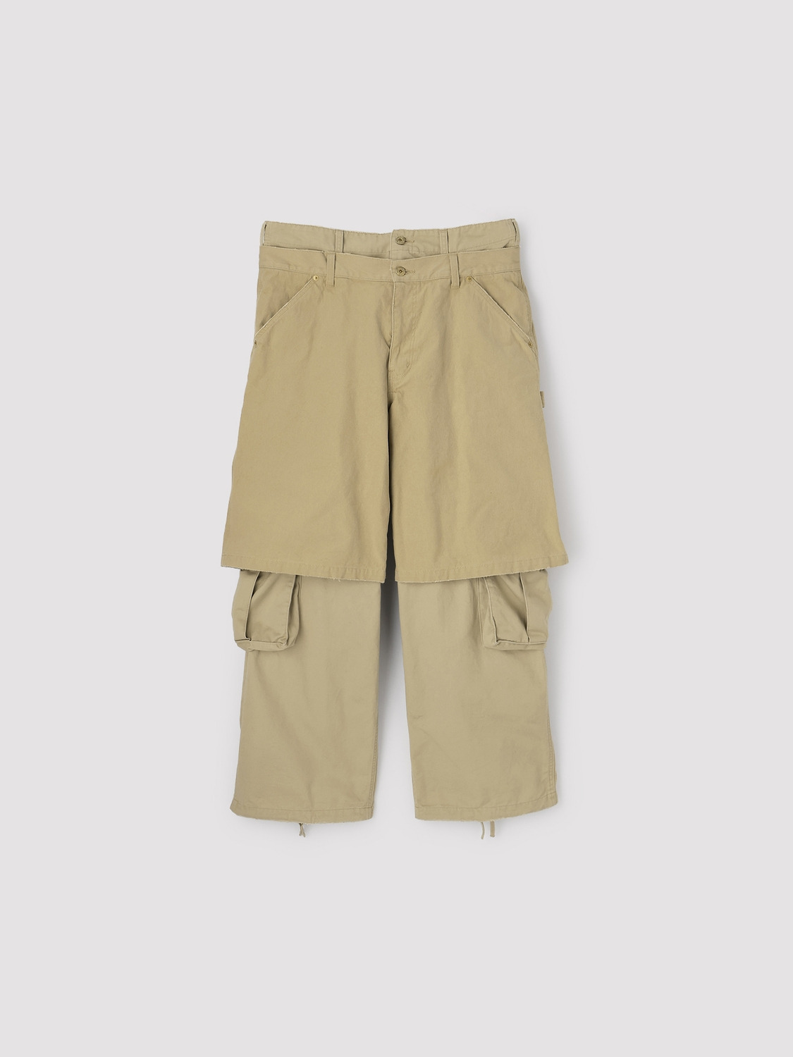 CANVAS LAYERED PANTS 詳細画像 Beige 1