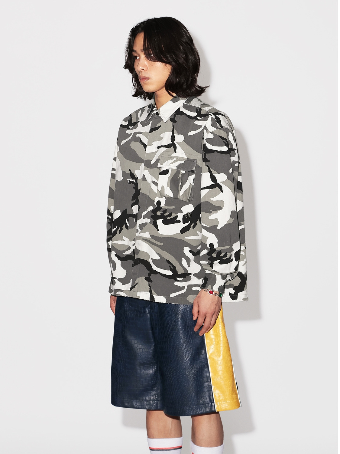 CAMOFLAGE SHIRT 詳細画像 Black 3