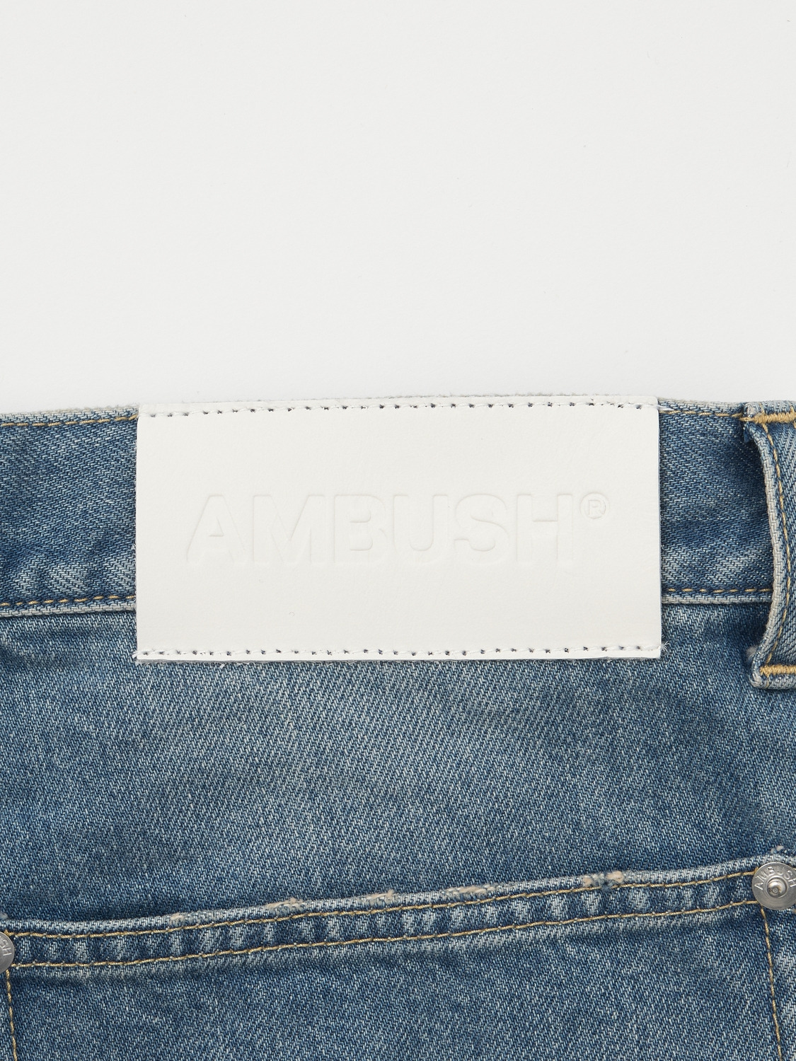 BRAID DENIM WORK PANTS 詳細画像 L.Blue 4