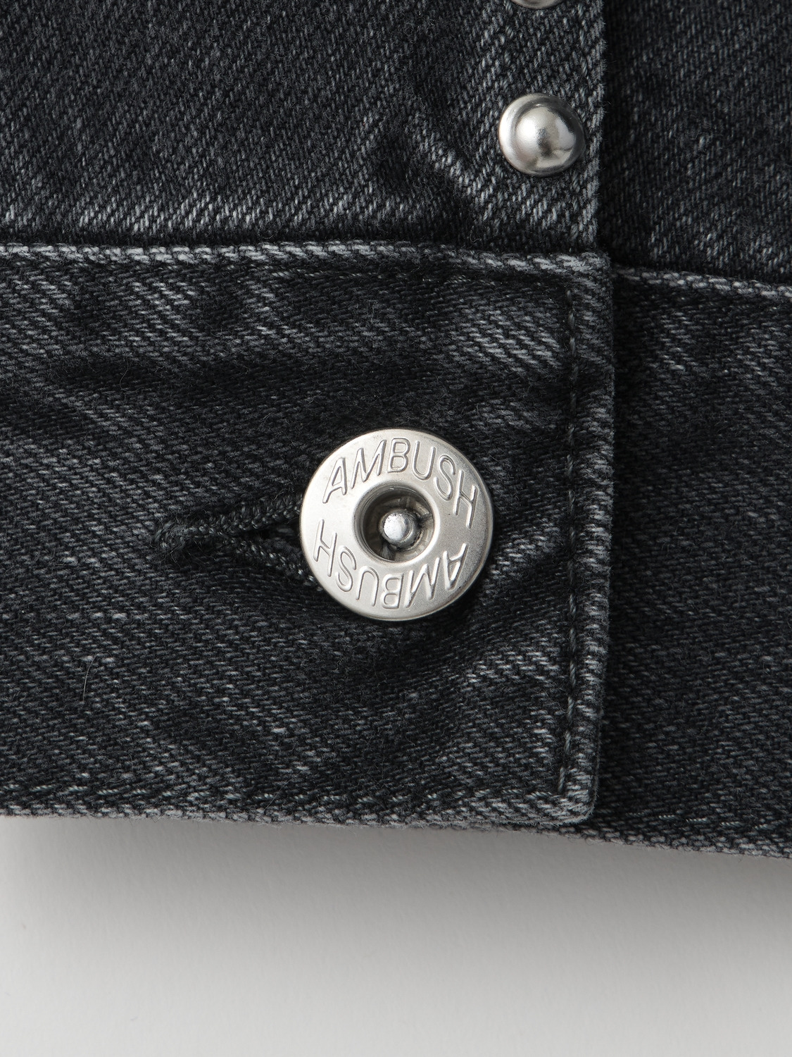 STUDS DENIM ZIP UP JACKET 詳細画像 Black 5