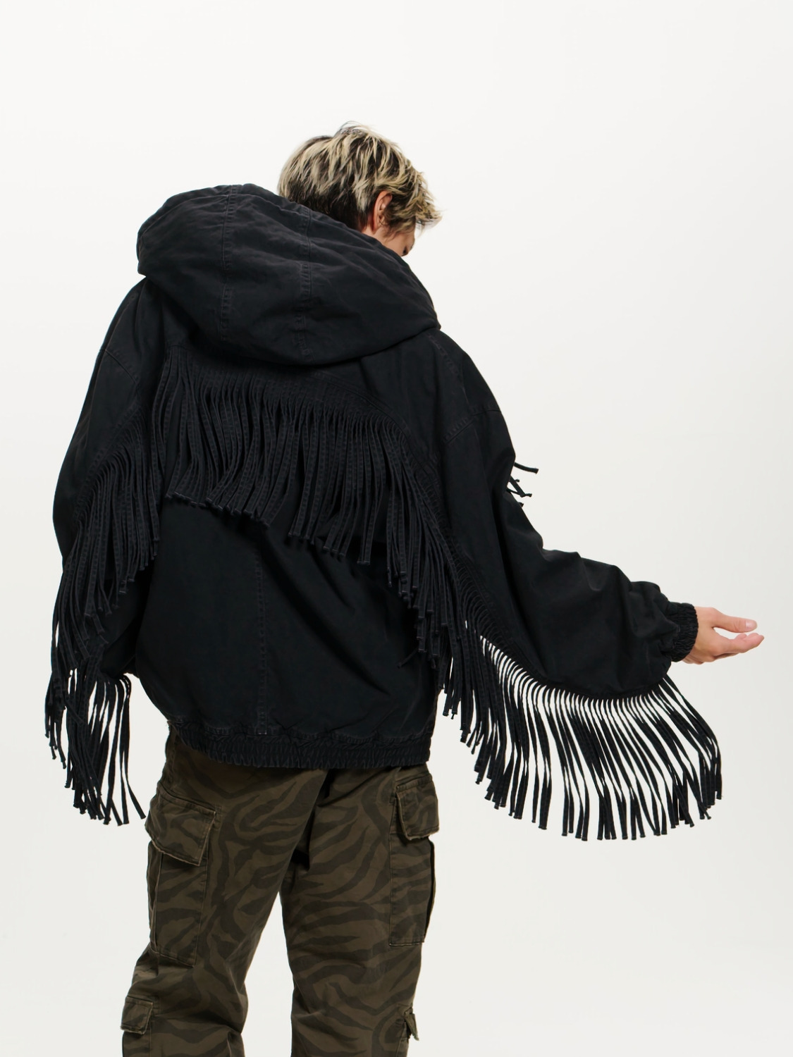 CANVAS MULTICORD HOODIE JACKET 詳細画像 Black 2