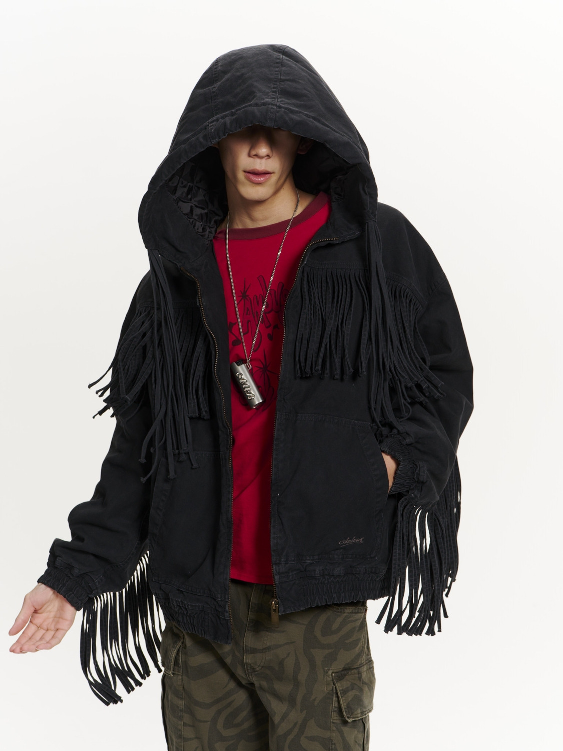 CANVAS MULTICORD HOODIE JACKET 詳細画像 Black 3