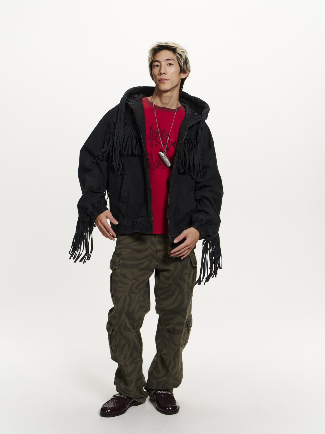 CANVAS MULTICORD HOODIE JACKET 詳細画像 Black 5