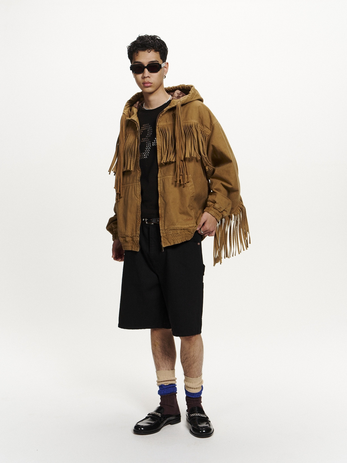 CANVAS MULTICORD HOODIE JACKET 詳細画像 Camel 4