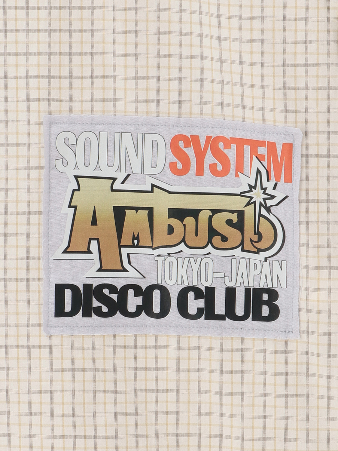 PATCHWORK CHECK SHORT SLEEVE SHIRT 詳細画像 O.white 4