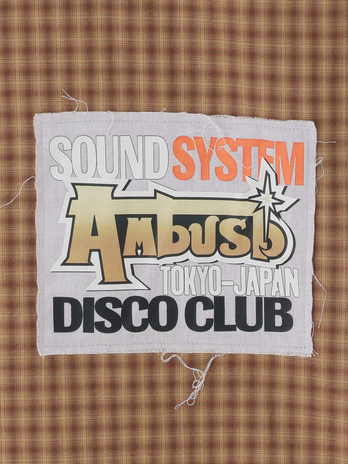 PATCHWORK CHECK SHORT SLEEVE SHIRT 詳細画像 Brown 4