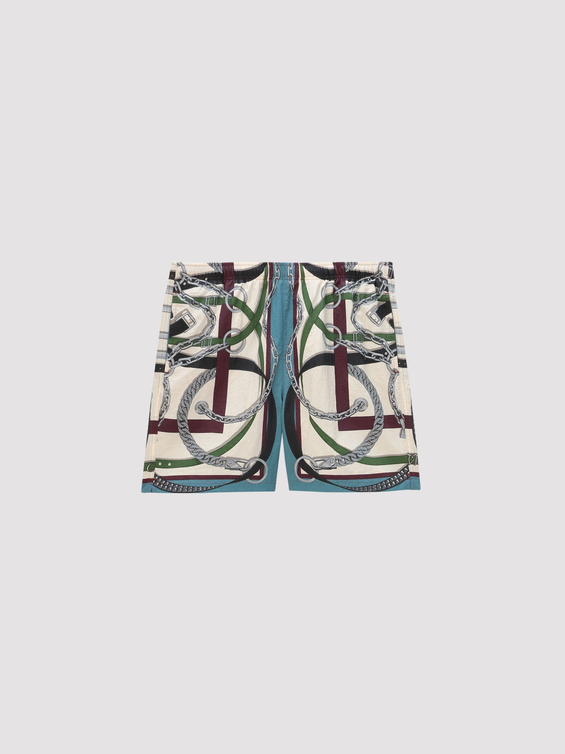 SCARF PRINT SWIM SHORTS 詳細画像 O.white 1