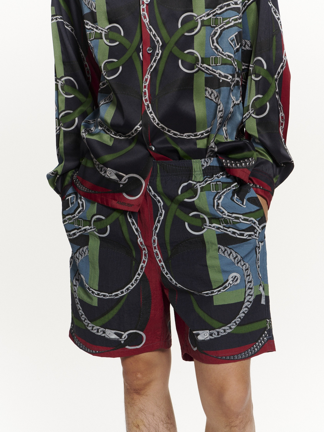 SCARF PRINT SWIM SHORTS 詳細画像 Navy 3