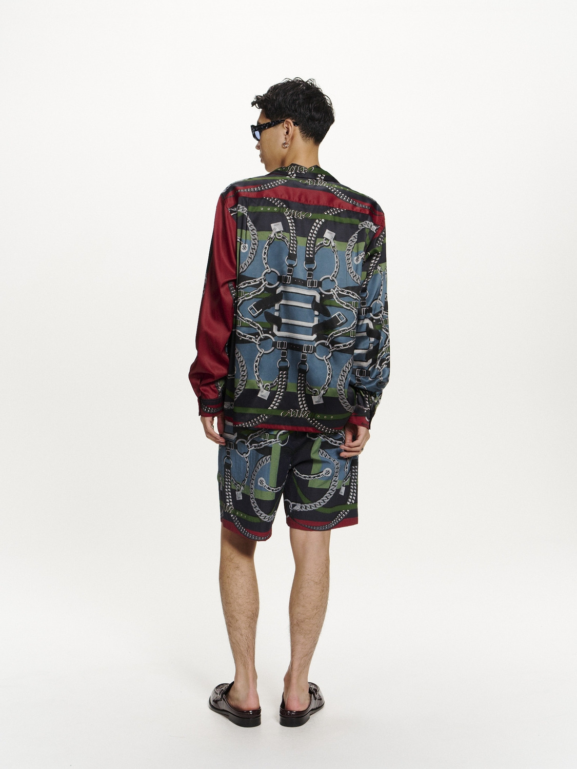 SCARF PRINT SWIM SHORTS 詳細画像 Navy 7