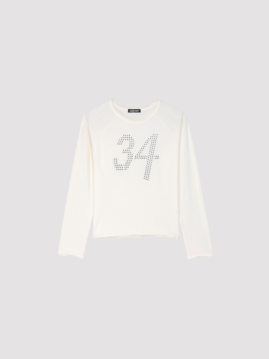STAR 34' FITTED LONG SLEEVE T-SHIRT 詳細画像 White 1