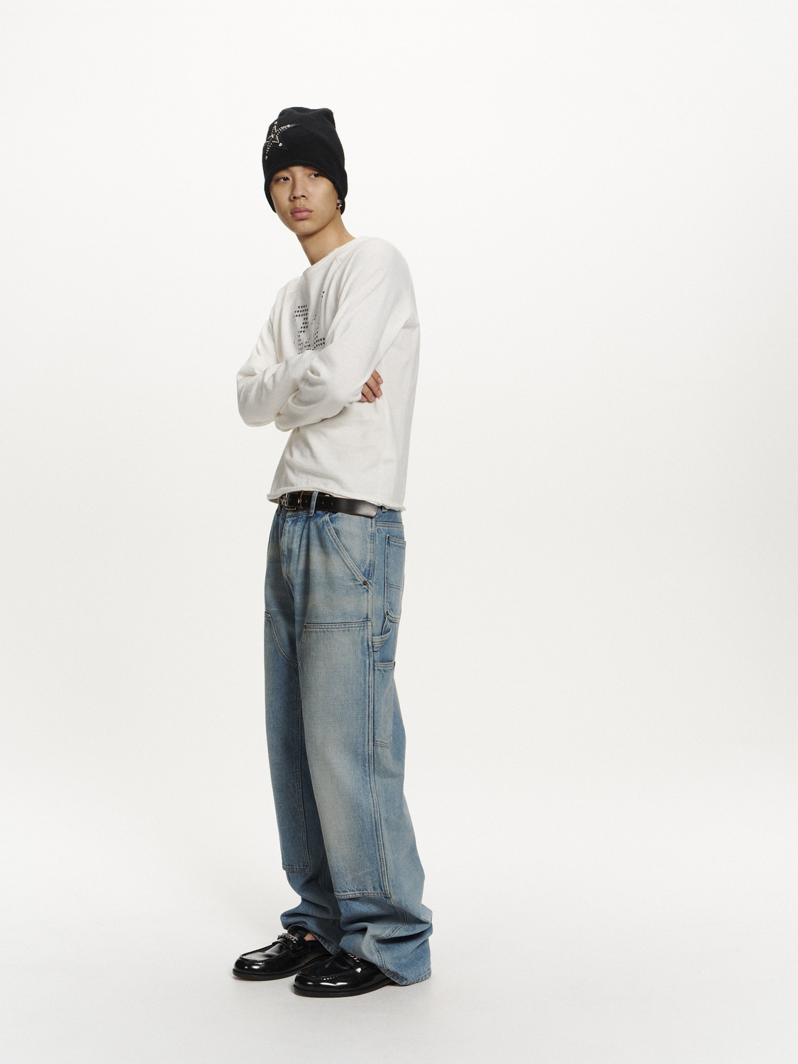 STAR 34' FITTED LONG SLEEVE T-SHIRT 詳細画像 White 4