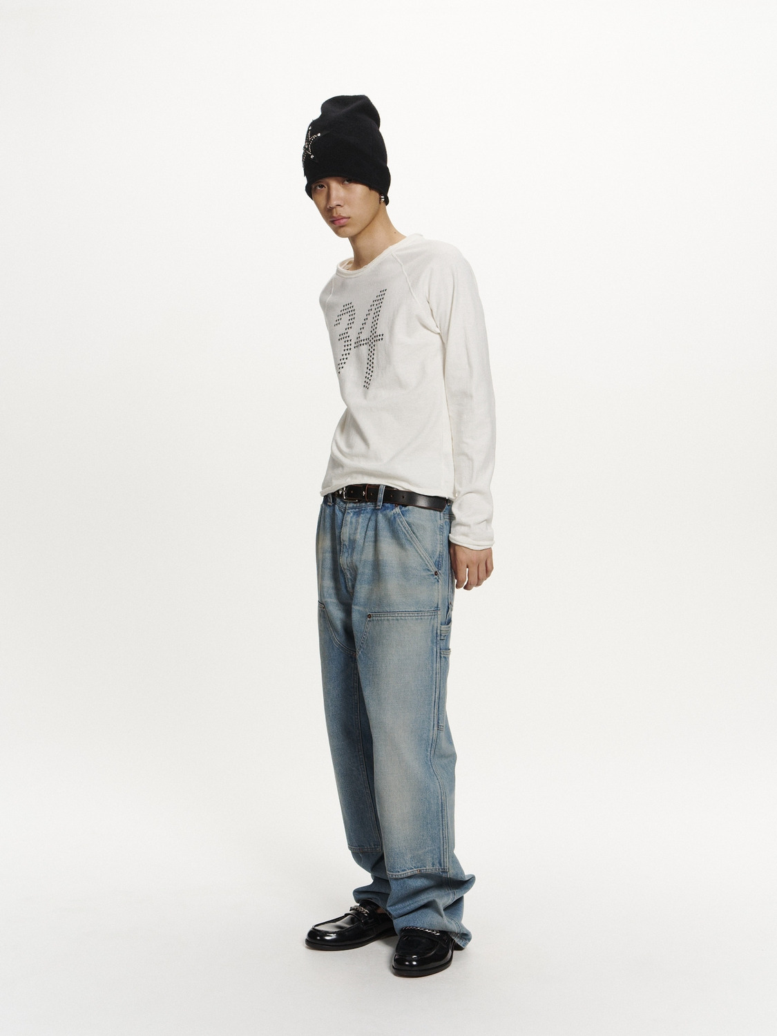 STAR 34' FITTED LONG SLEEVE T-SHIRT 詳細画像 White 5