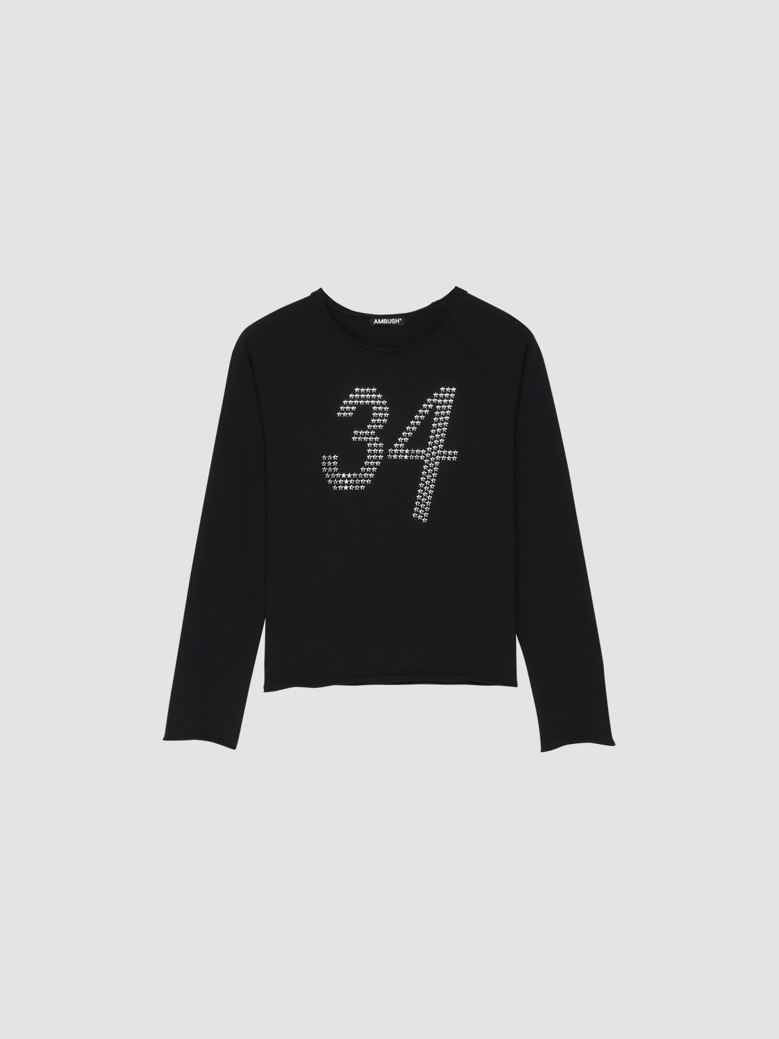 STAR 34' FITTED LONG SLEEVE T-SHIRT 詳細画像 Black 1