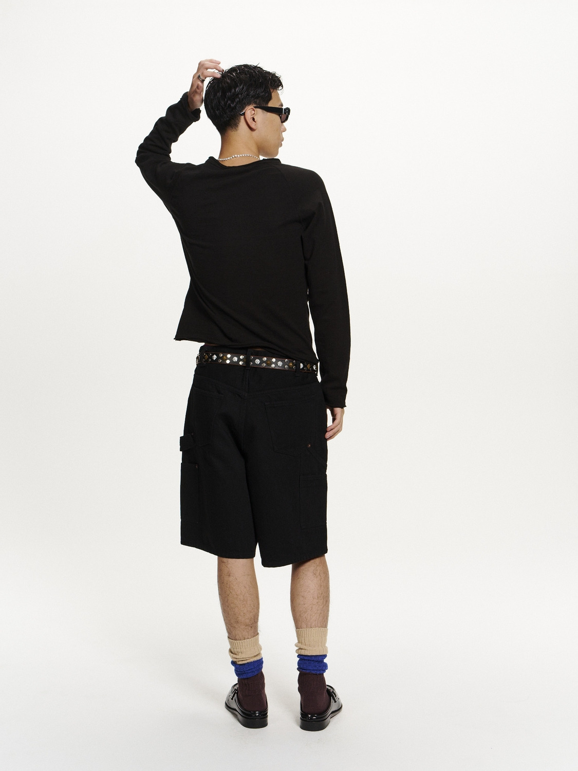 STAR 34' FITTED LONG SLEEVE T-SHIRT 詳細画像 Black 8