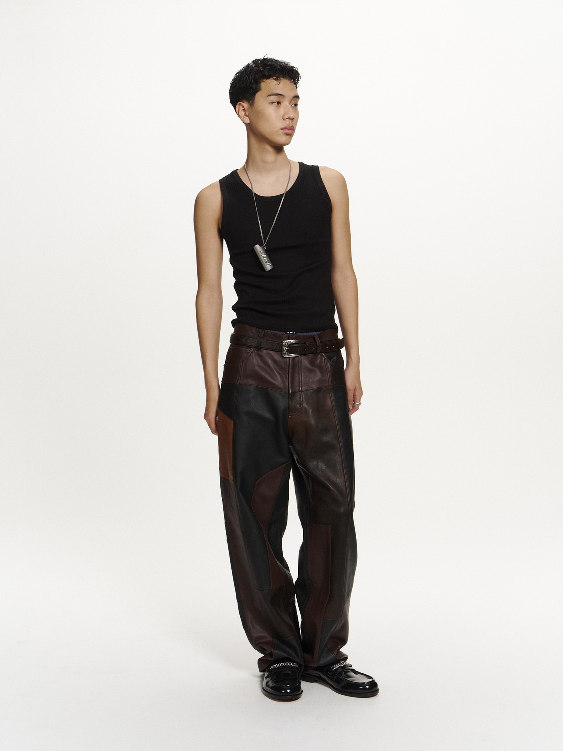 FITTED RIB TANK TOP 詳細画像 Black 3