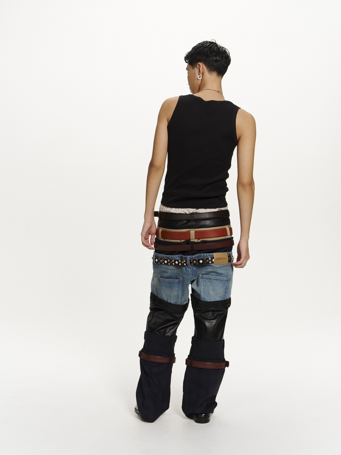 FITTED RIB TANK TOP 詳細画像 Black 5