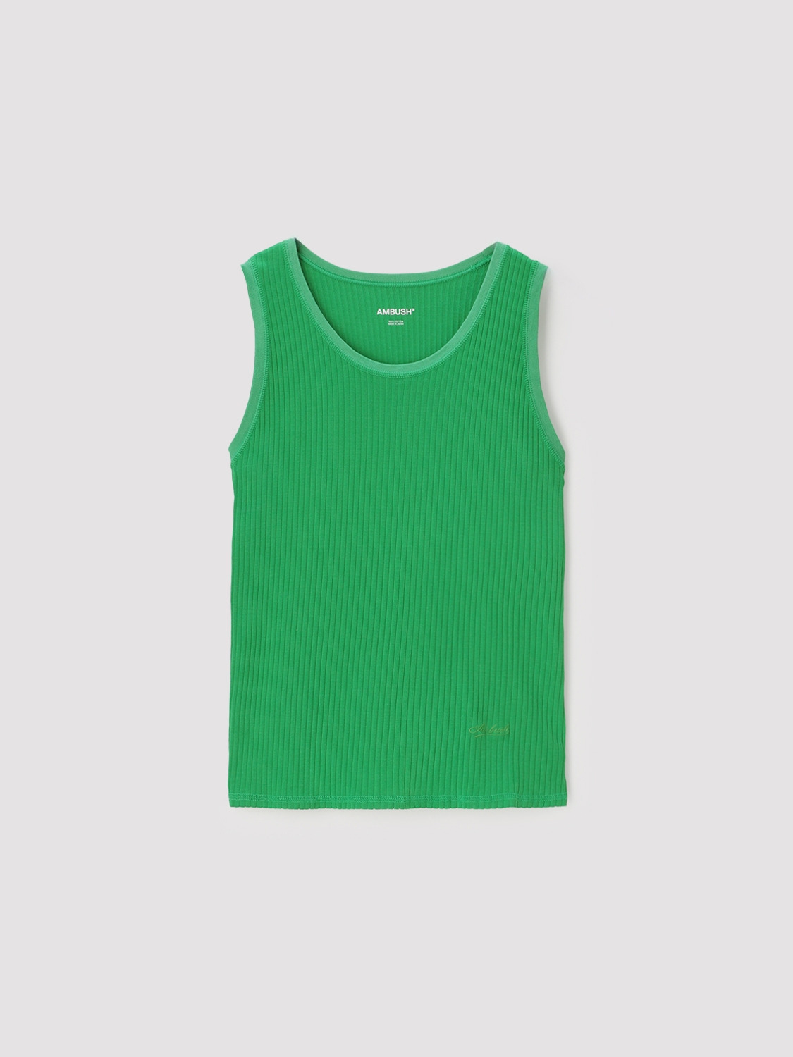 FITTED RIB TANK TOP 詳細画像 Green 1