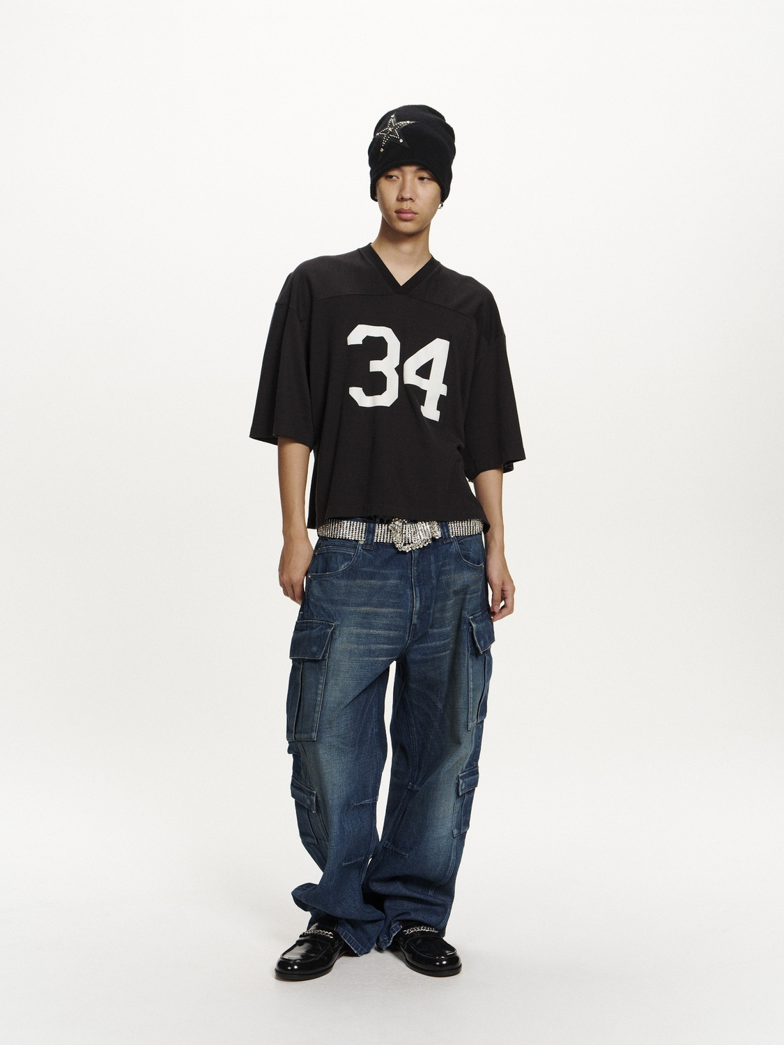 FOOTBALL JERSEY TOP 詳細画像 Black 3