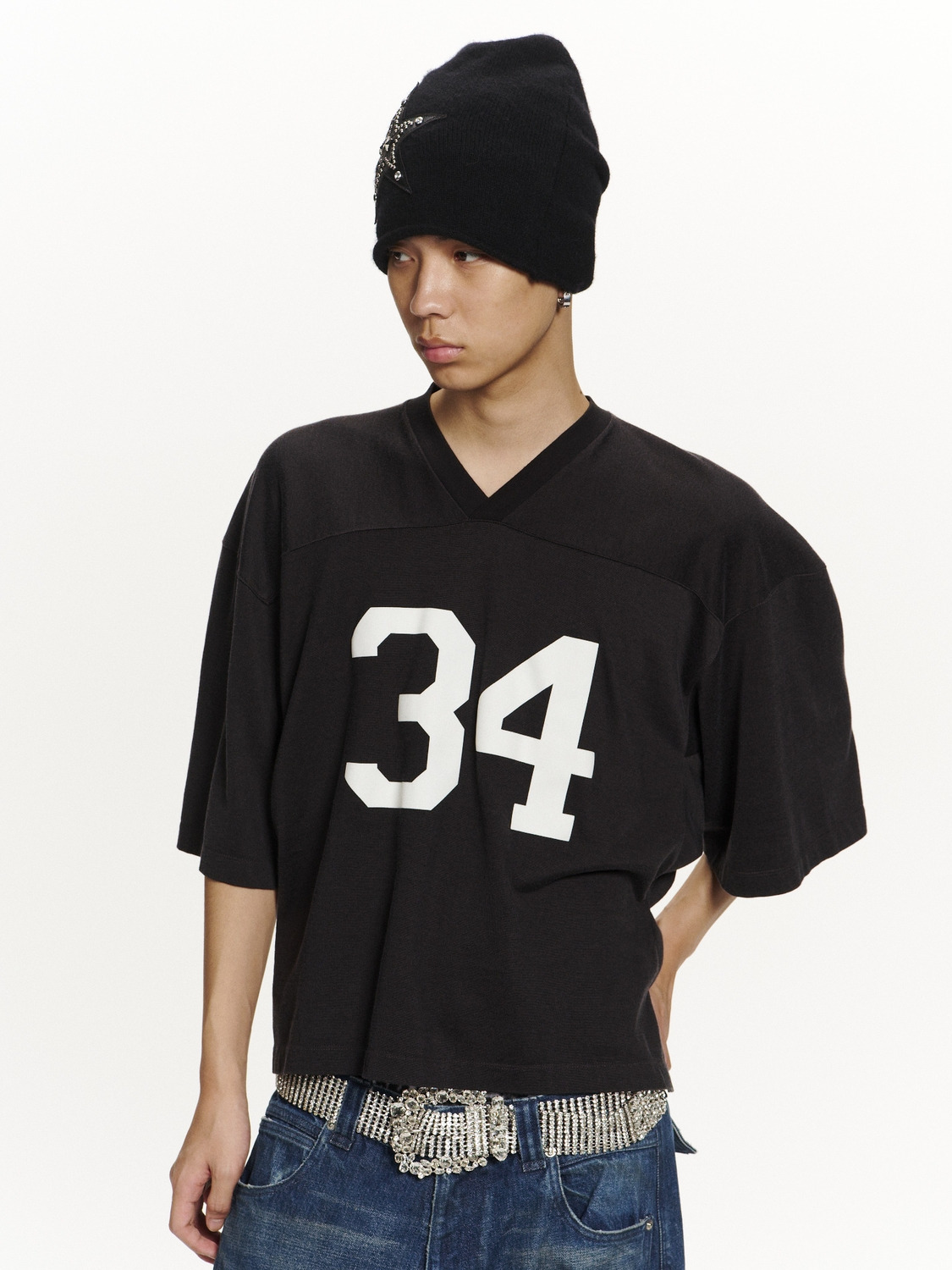 FOOTBALL JERSEY TOP 詳細画像 Black 8