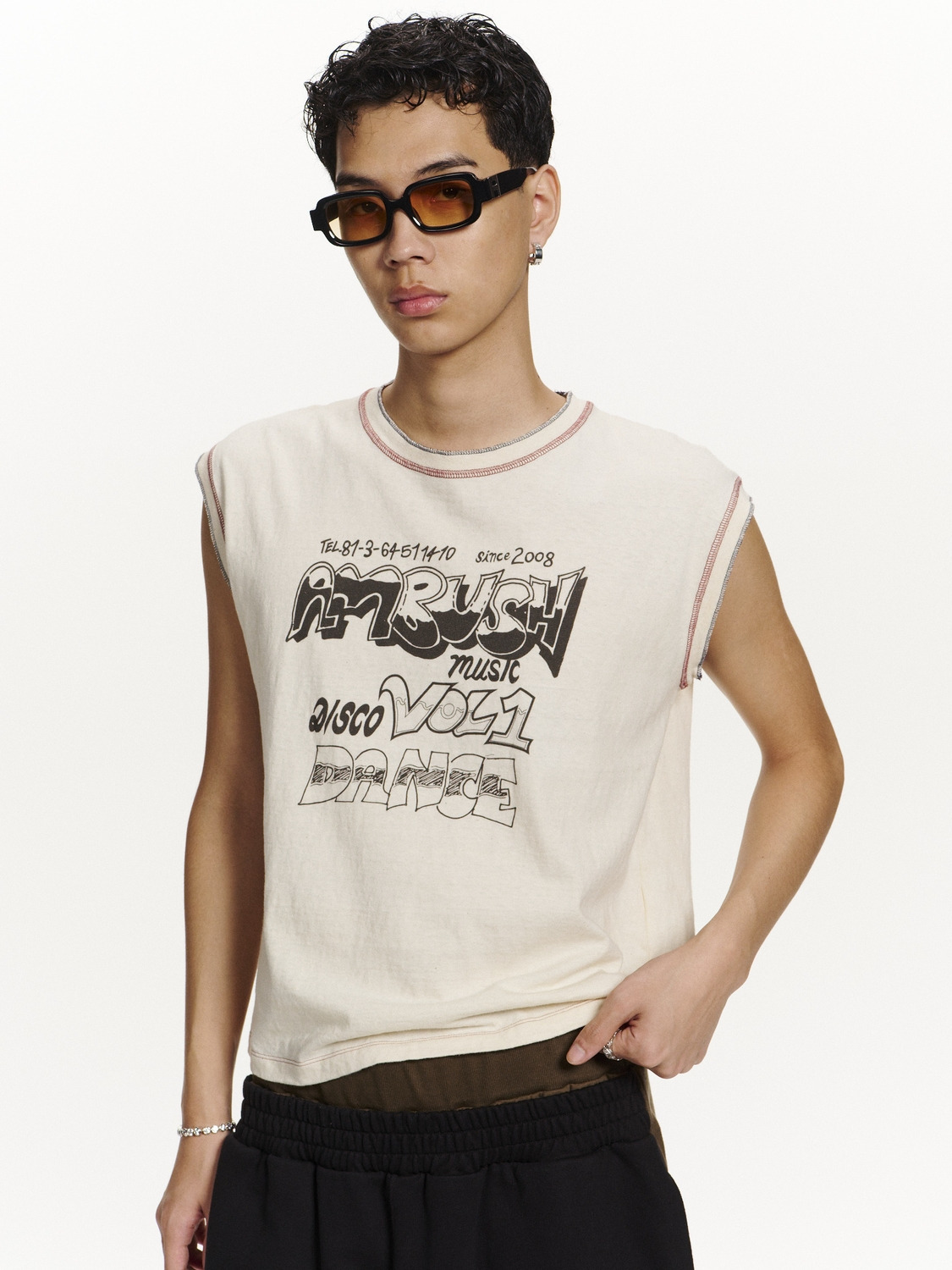 DISCO VOL.1' TANK TOP 詳細画像 O.White 4