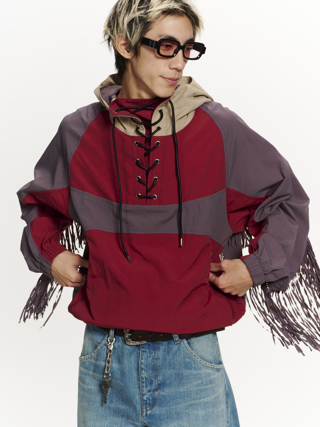 FRINGED NYLON ANORAK 詳細画像 Multi 1